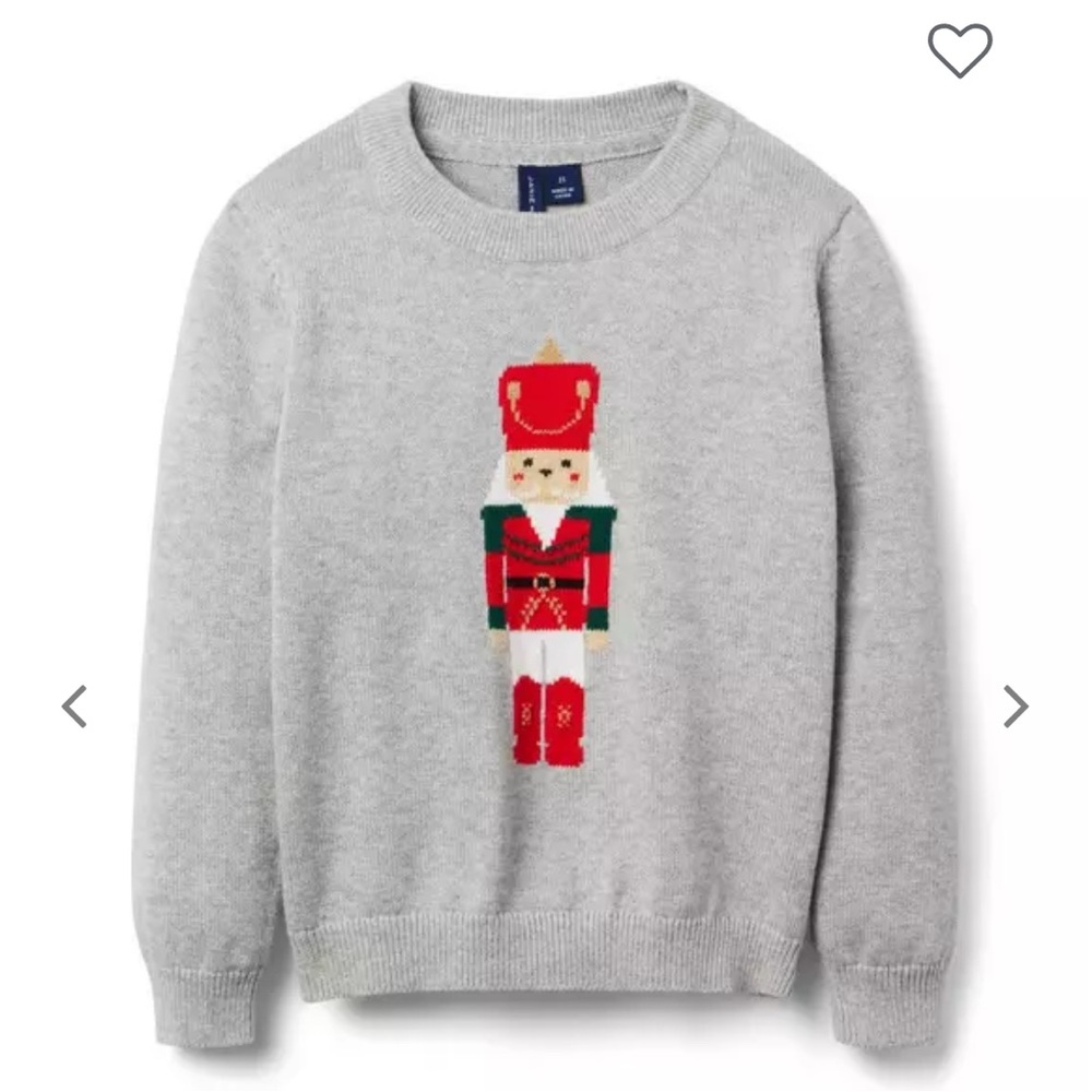 Janie & Jack Nutcracker sweater - size 3T